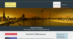 Desktop Screenshot of hotel-wurms.de